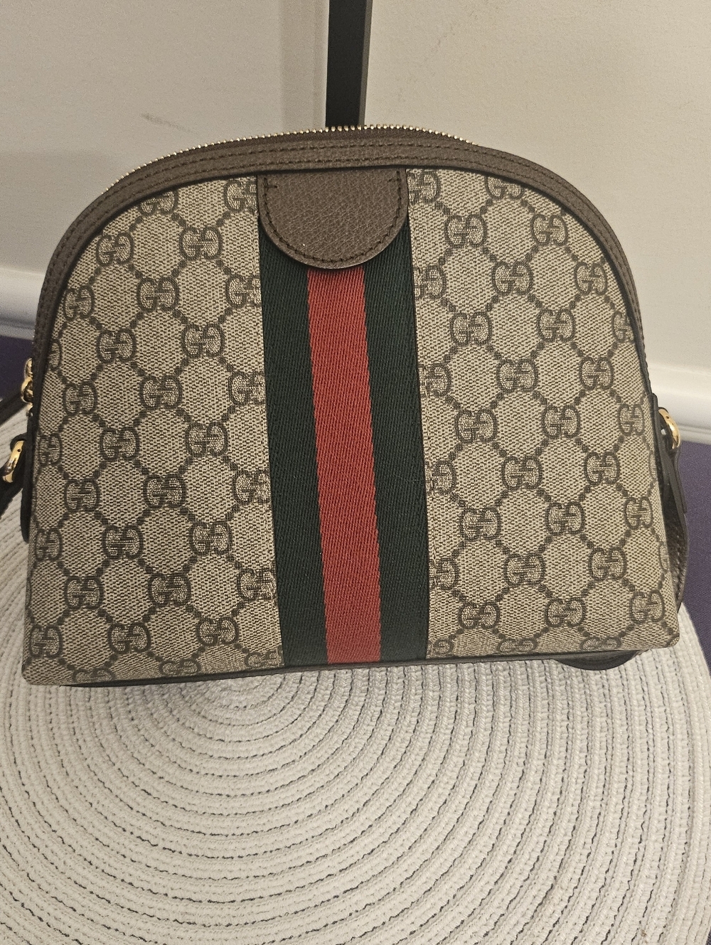 Gucci Ophidia GG Supreme Small Dome Crossbody - Picture 5 of 14